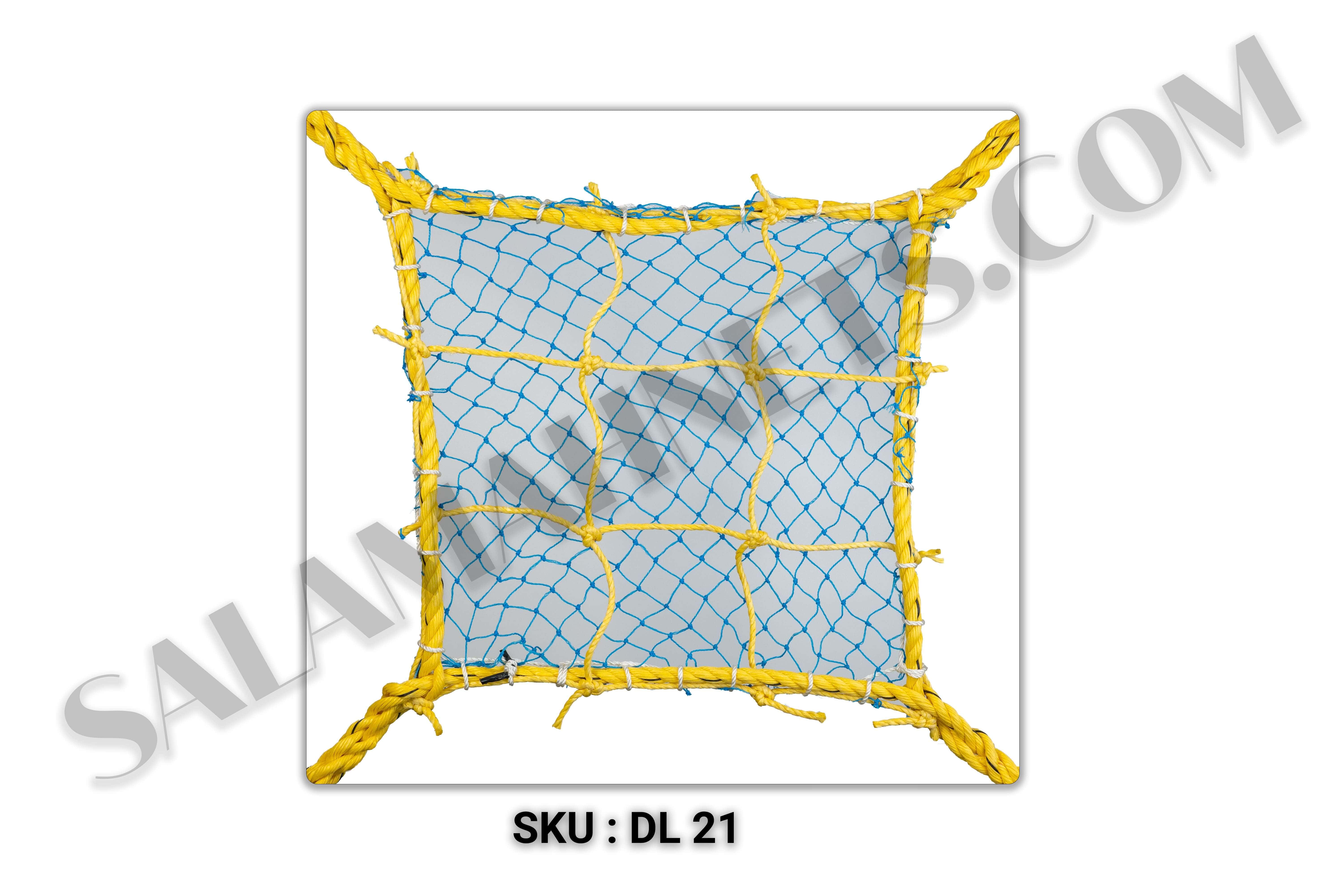 4MM PP Machine Knotted Double Layer Fish Net Safety Net