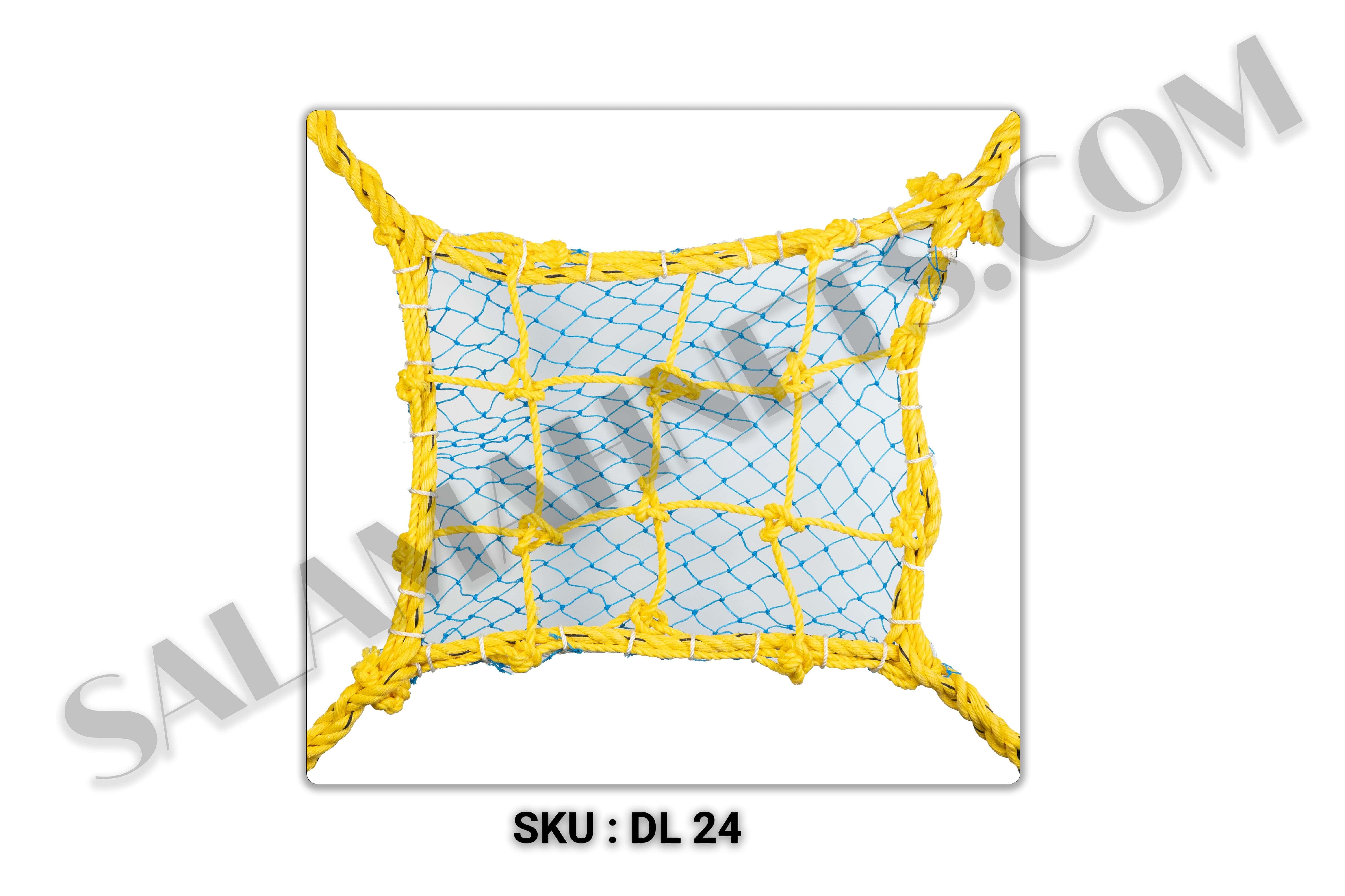 6MM PP Hand Knotted Double Layer Fish Net Safety Net