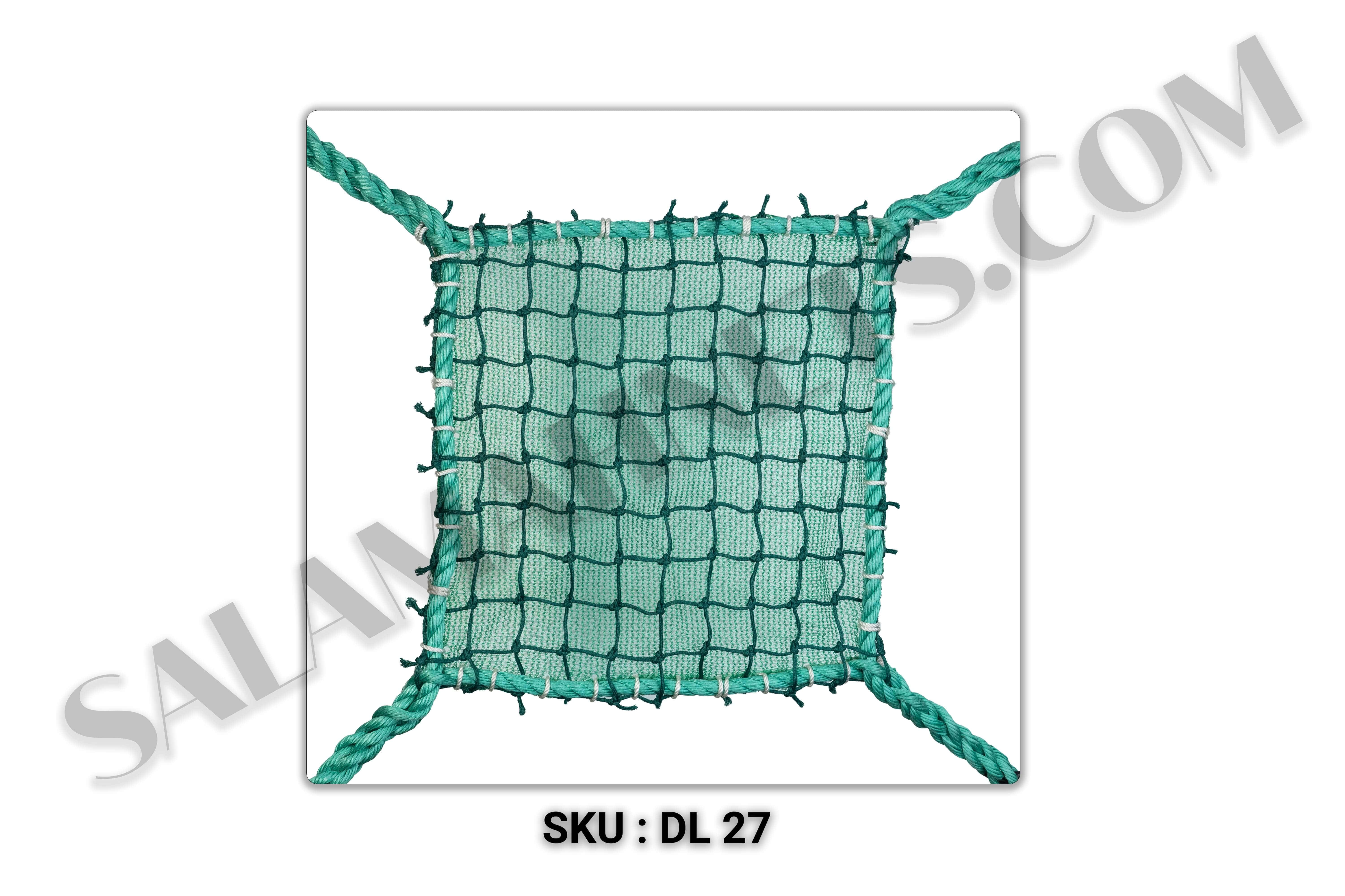 2.5mm Braided, 30 mm mesh, Double Layer with Monofilament Safety Net