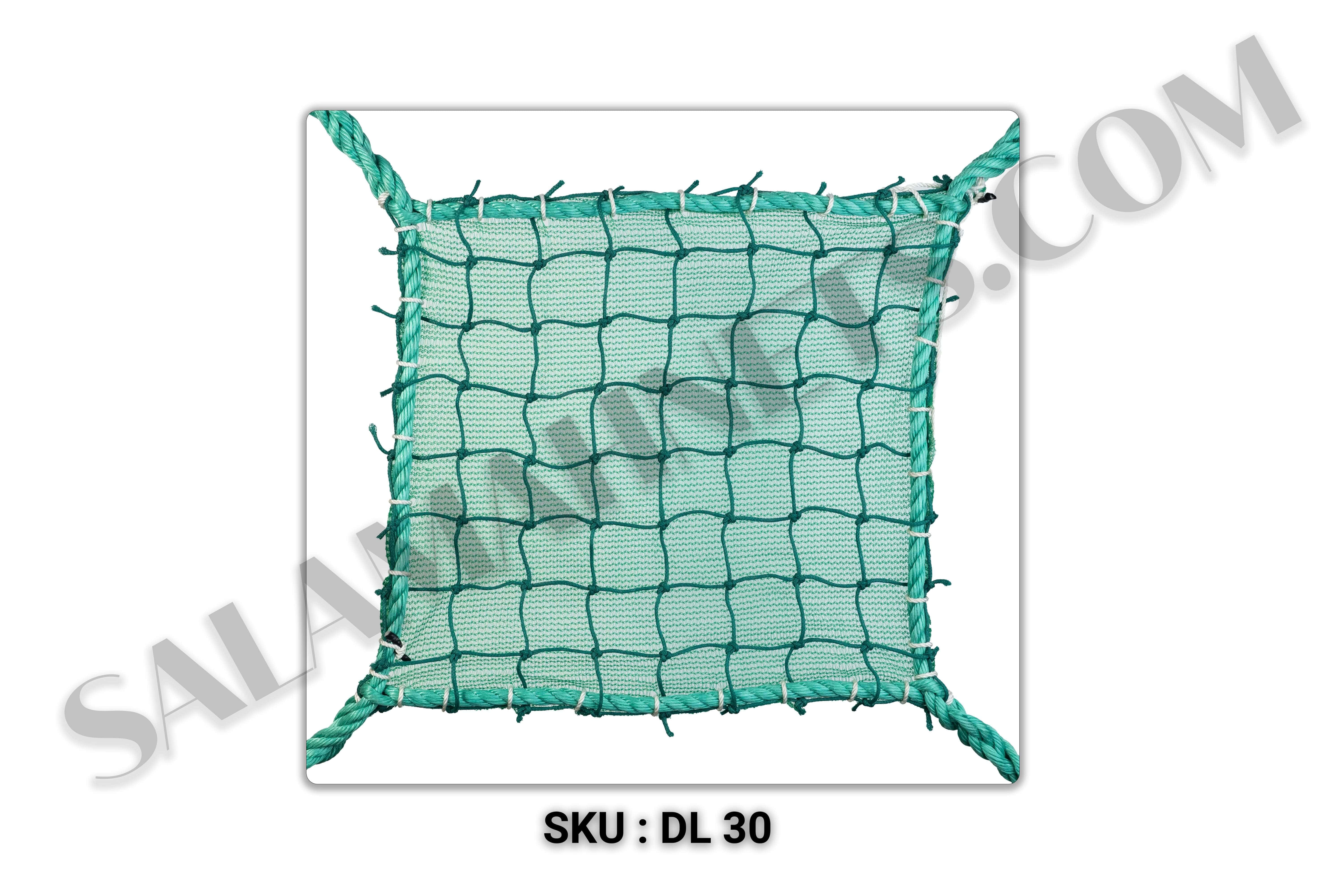 2.5mm Braided, 50mm mesh, Double Layer with Monofilament Safety Net