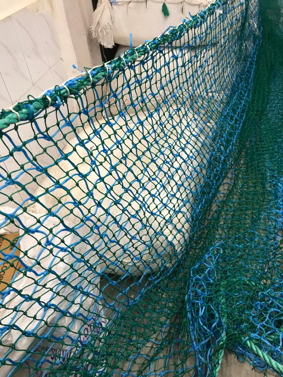 5mm Braided, 100 mm mesh, Double Layer with 2.5mm twine, 35mm braided Safety Net