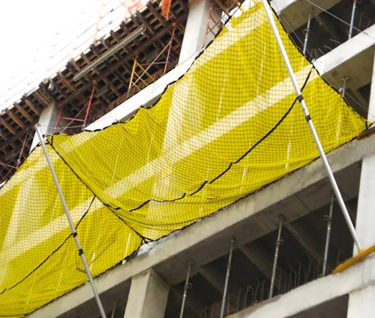 3MM twine with 50MM knotless DSN Double Layer with Monofilament Safety Net