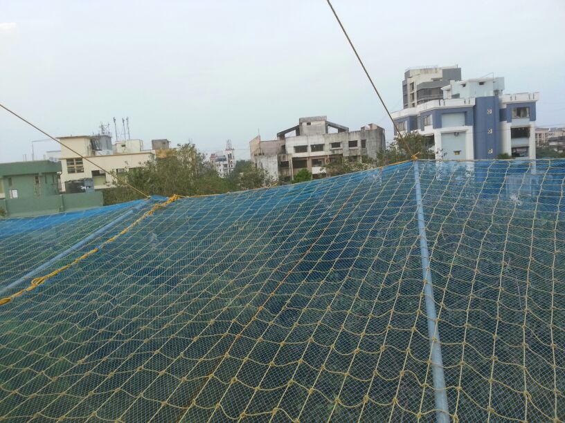 6MM PP Hand Knotted Double Layer Fish Net Safety Net