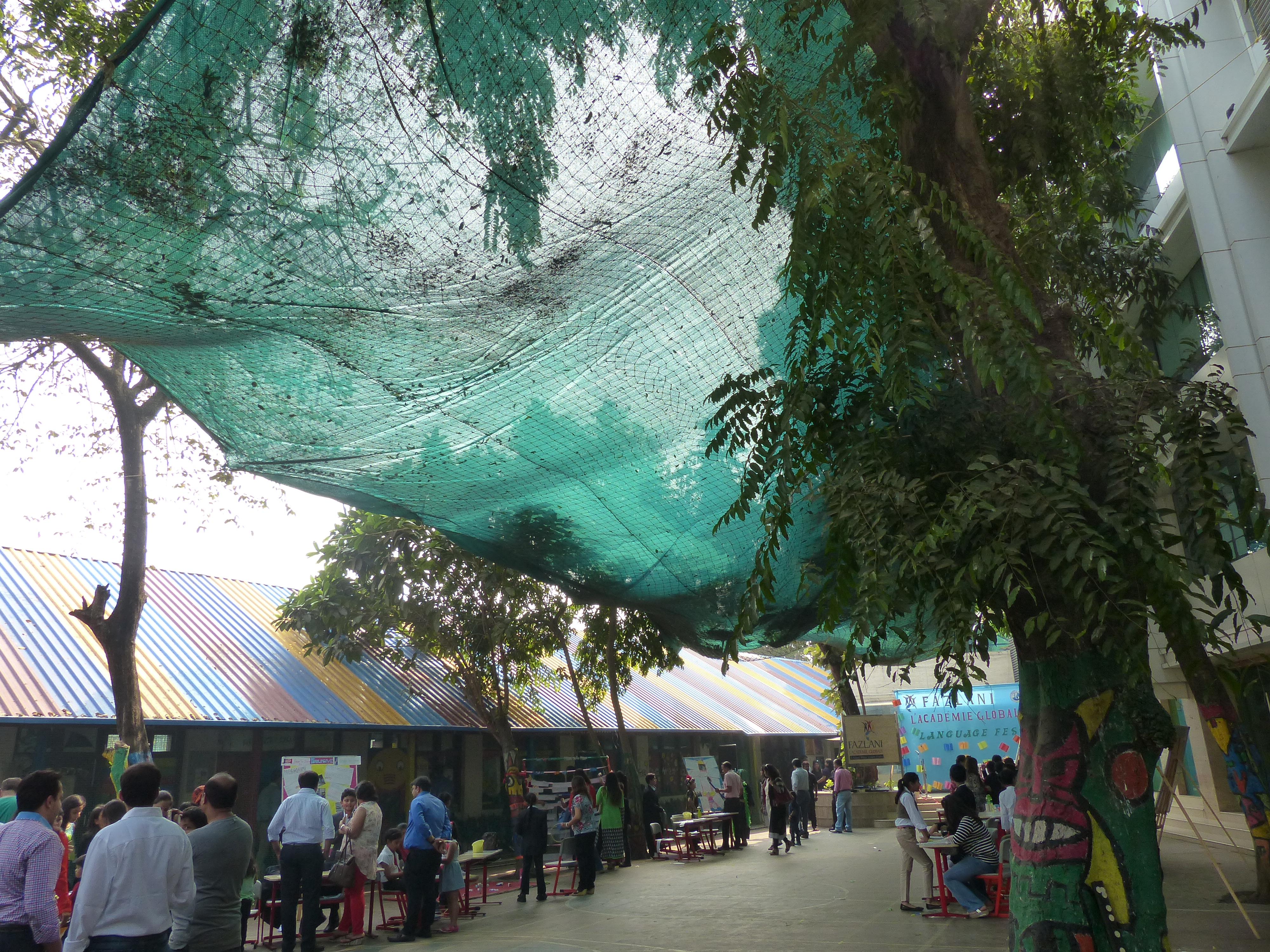 Fish Net With Monofilament Shade Net Double Layer Safety Net