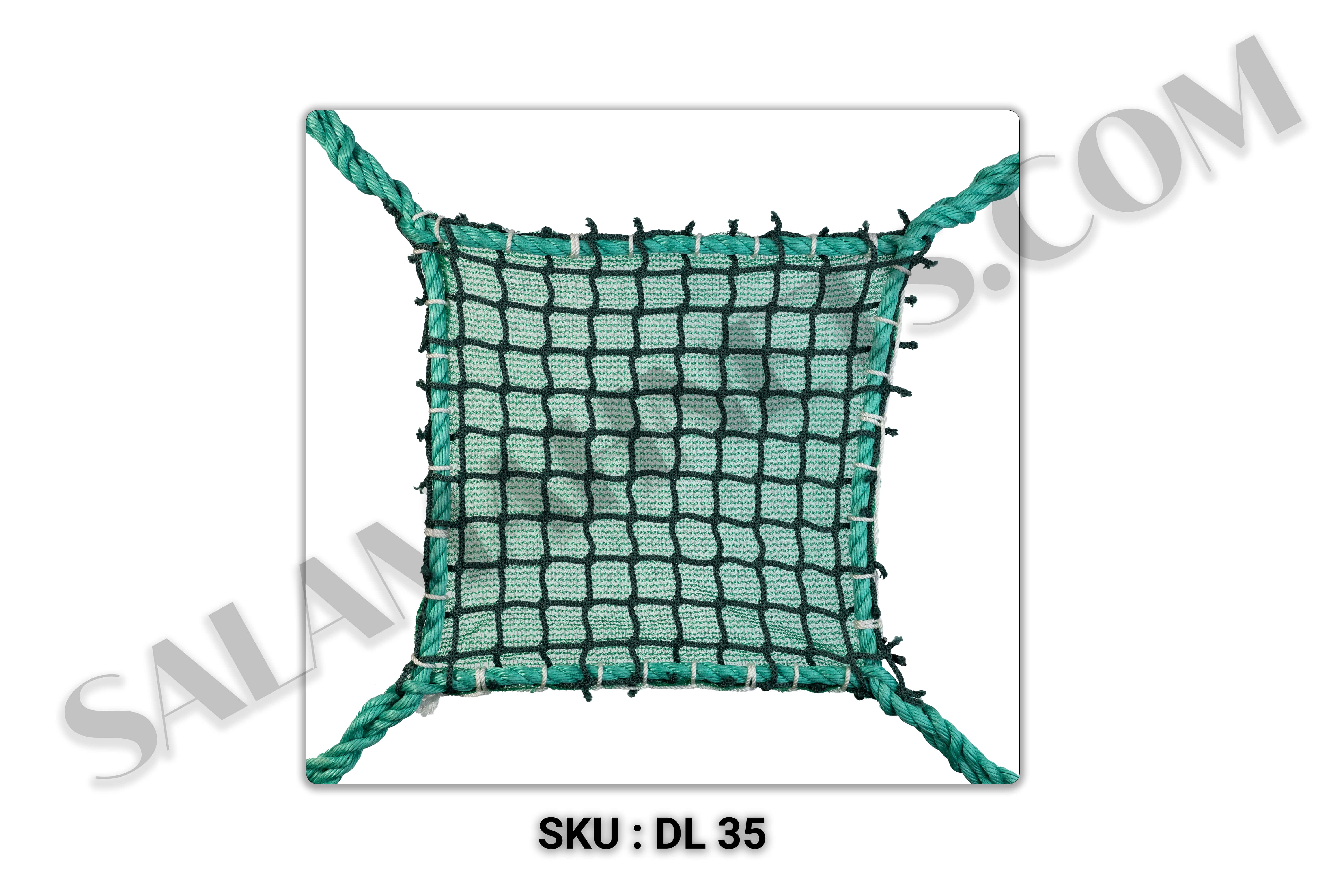 3MM Twine, 35MM Mesh Knotless DSN Plus Monofilament Net Double Layer Safety Net