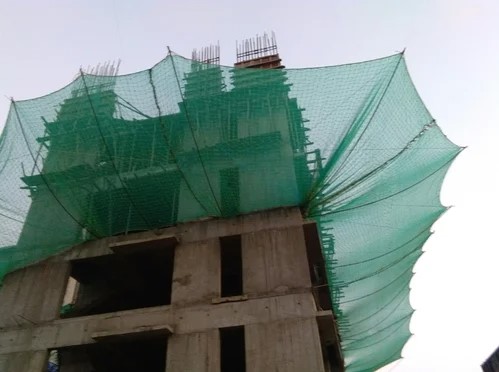 6MM PP Hand Knotted Fish Net with Monofilament Triple Layer Safety Net