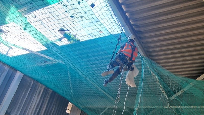 2.5MM braided,35MM Mesh Plus Fish Net with Monofilament Triple Layer Safety Net