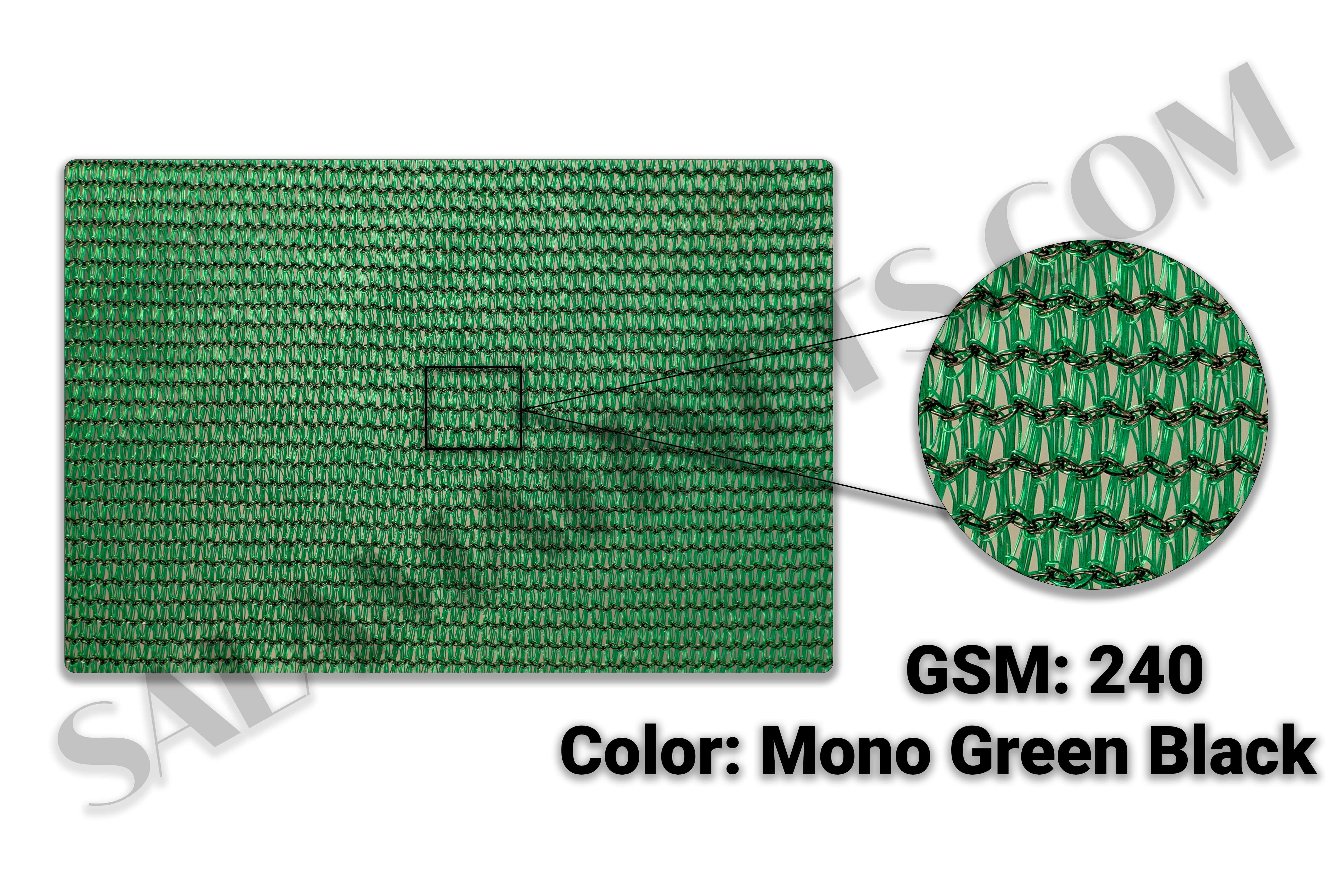 Salamah Green Black Agro Monofilament Shade net | 240 GSM