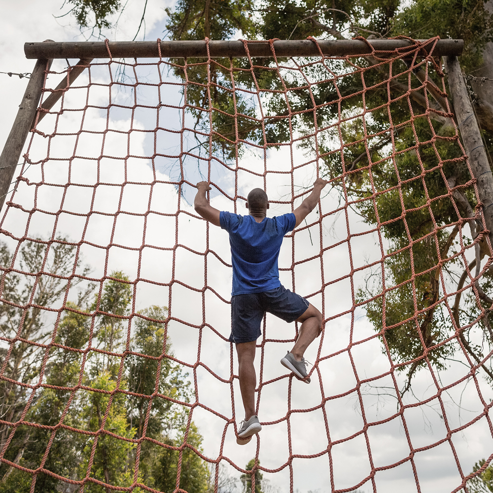 16MM Passing and Knotted Single Layer Safety Net