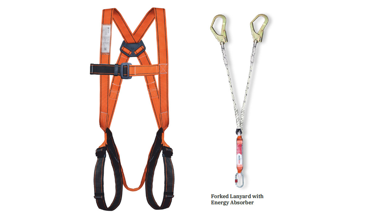 FULL BODY HARNESS WITH SHOCK ABSORBER
