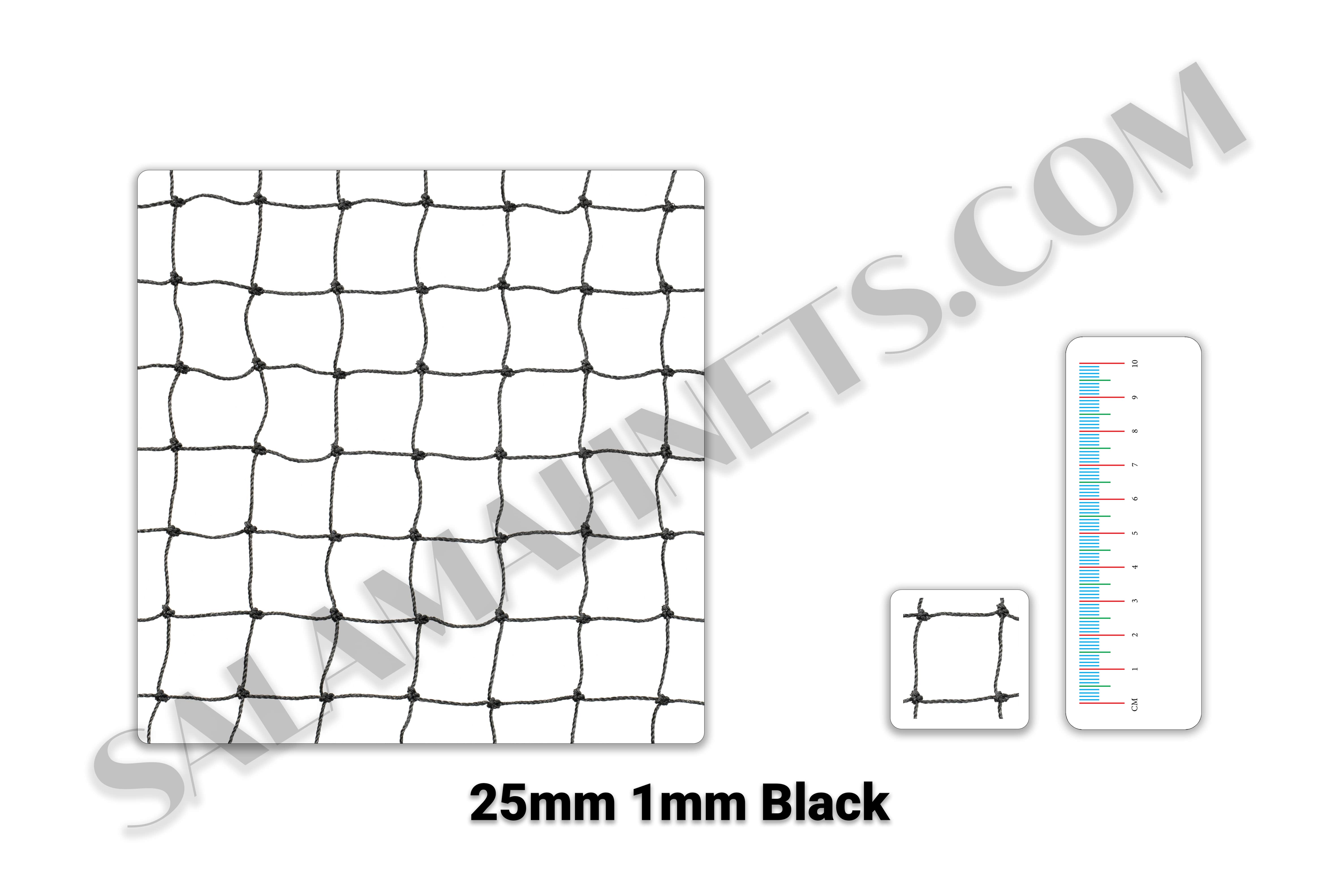 Salamah 25MM HDPE Twisted Net | 1MM Thickness | Top Net Cover