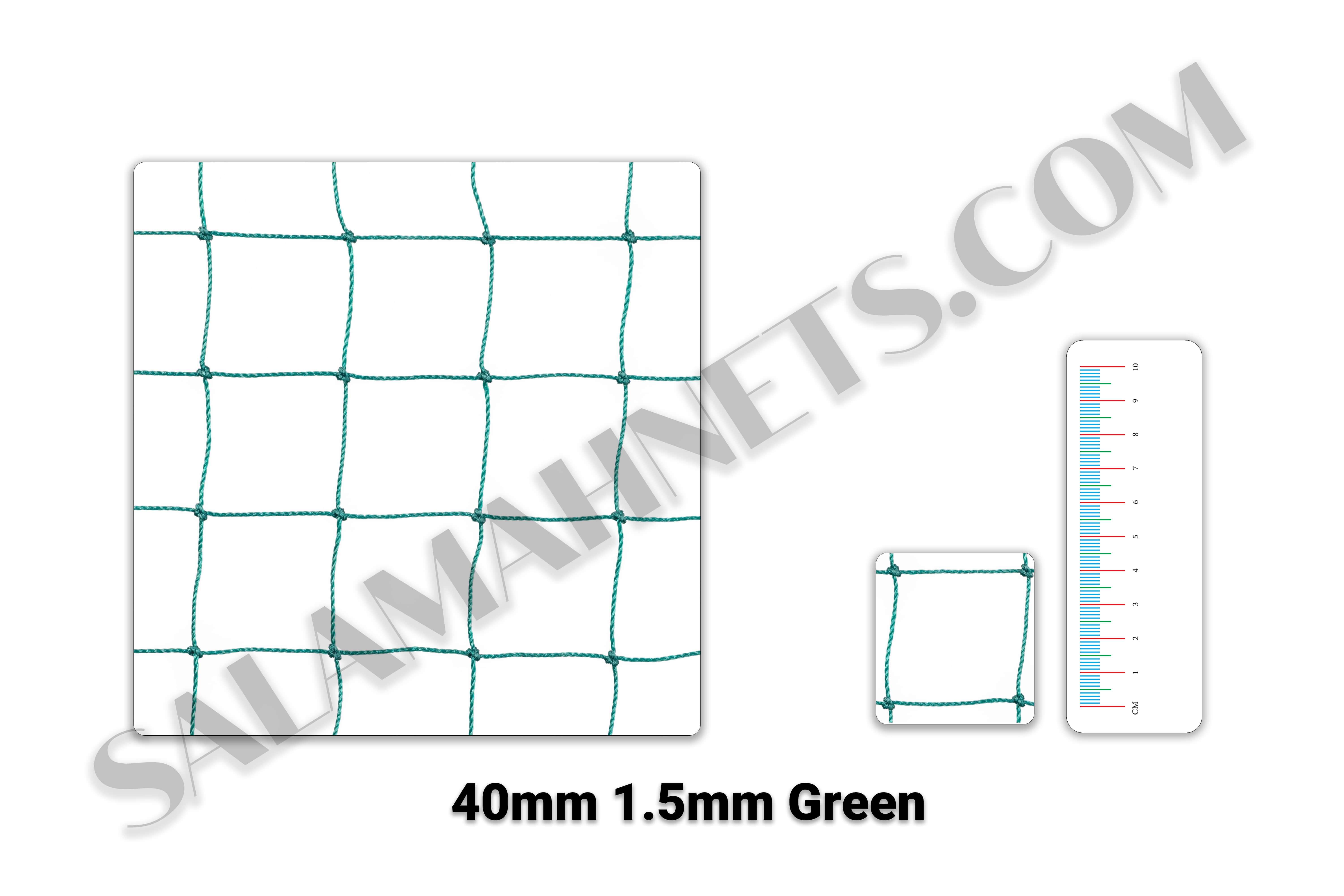 Salamah 40MM HDPE Twisted Net | 1MM Thickness | Top Net Cover