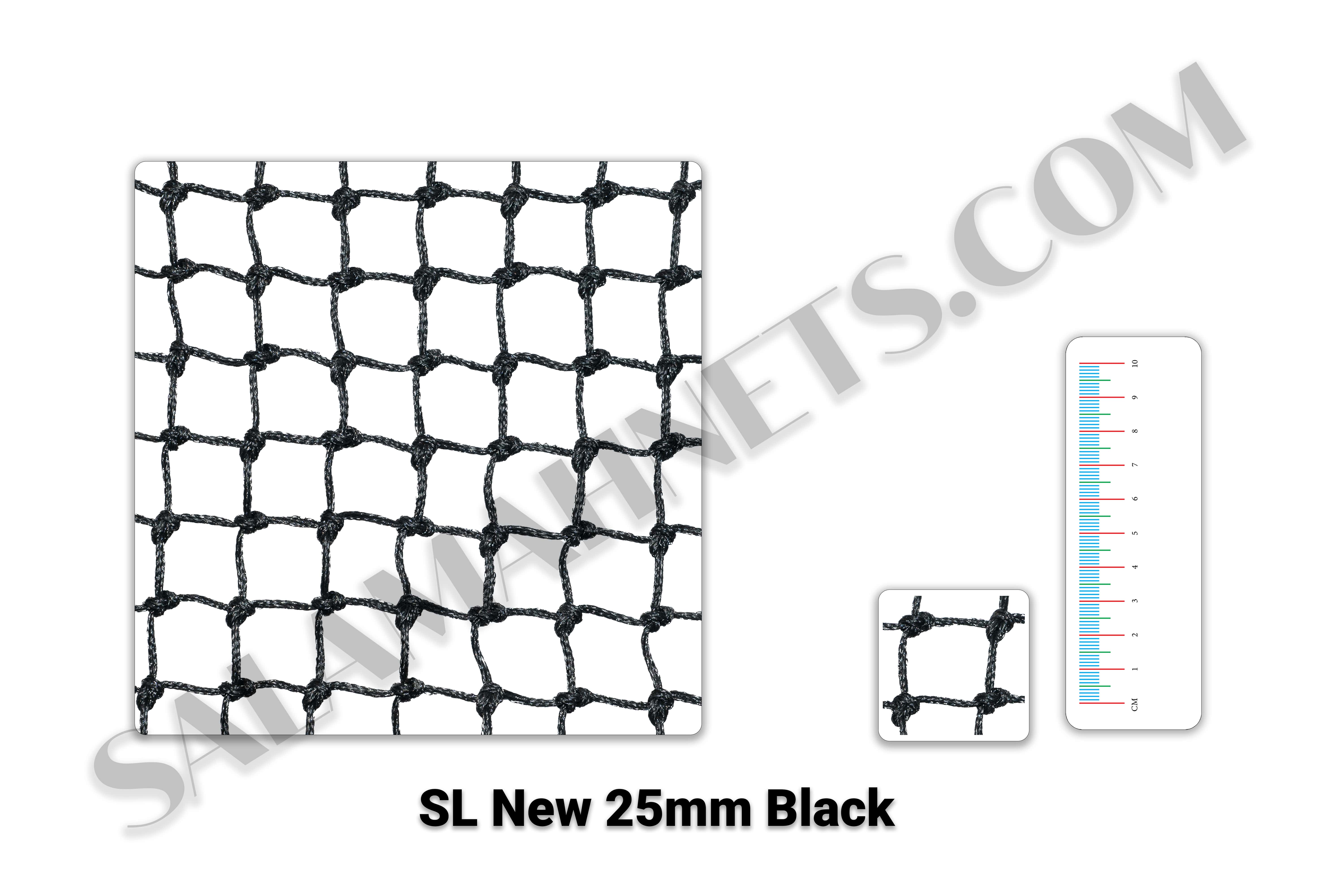 Salamah 25MM Braided Net | 2.5MM Thickness | Golf Fencing Net