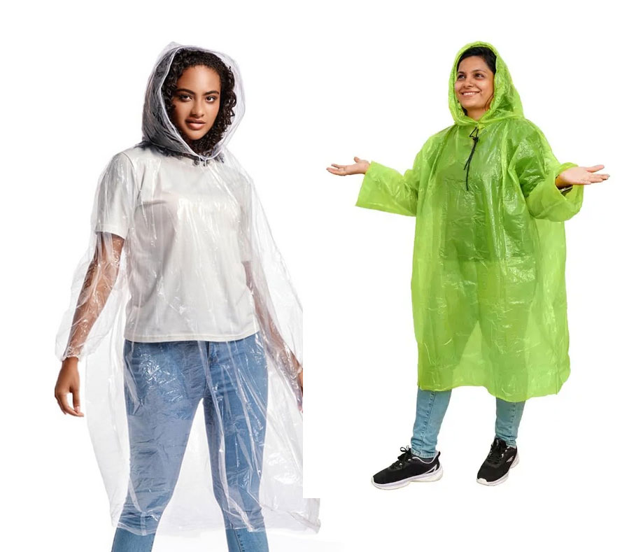 Salamah Transparent Poncho