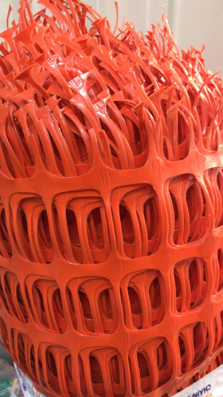 Orange Barricade Net