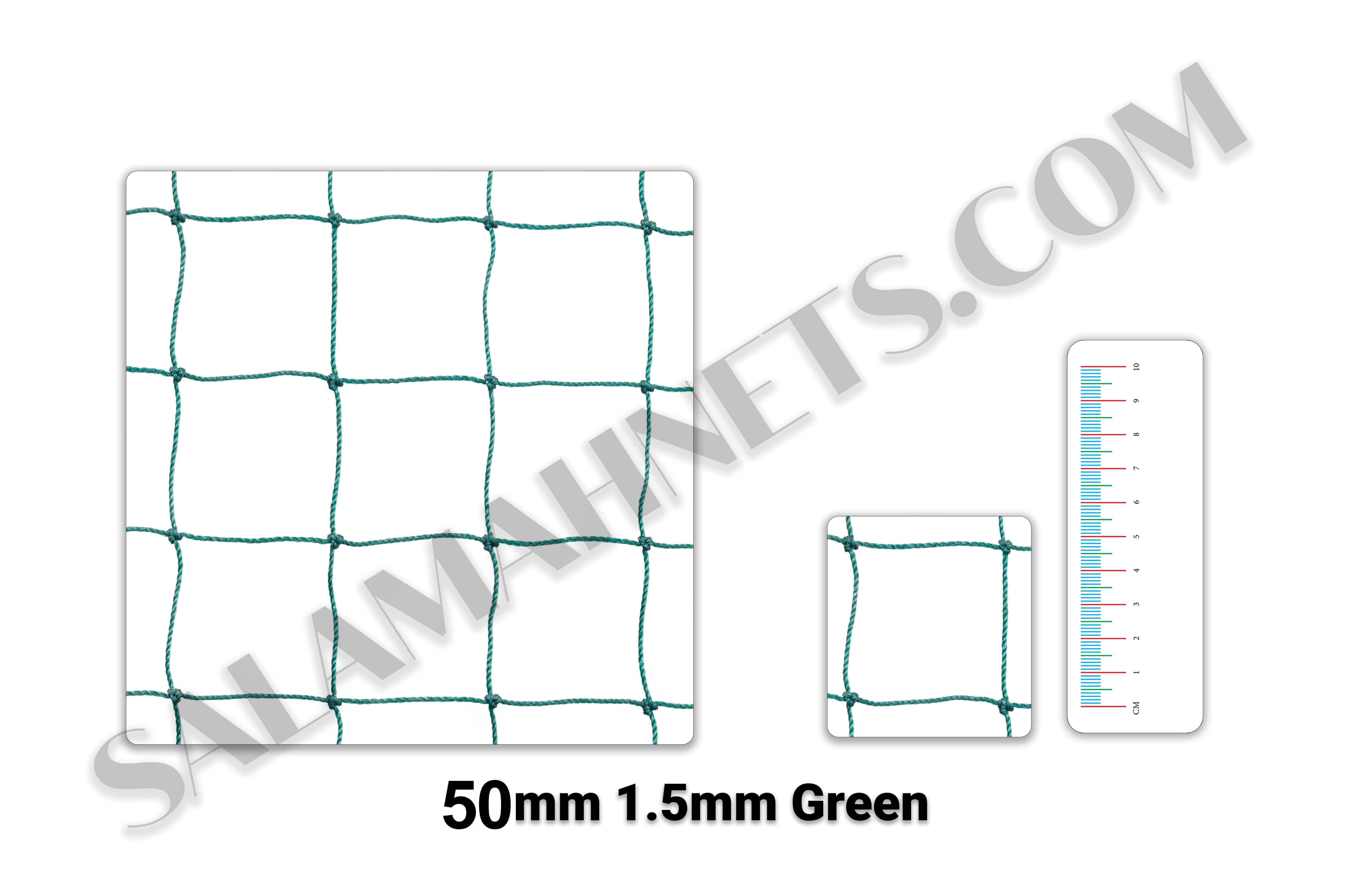 Salamah 50MM HDPE Twisted Net | 1.5MM Thickness | Top Net Cover & Partition Net