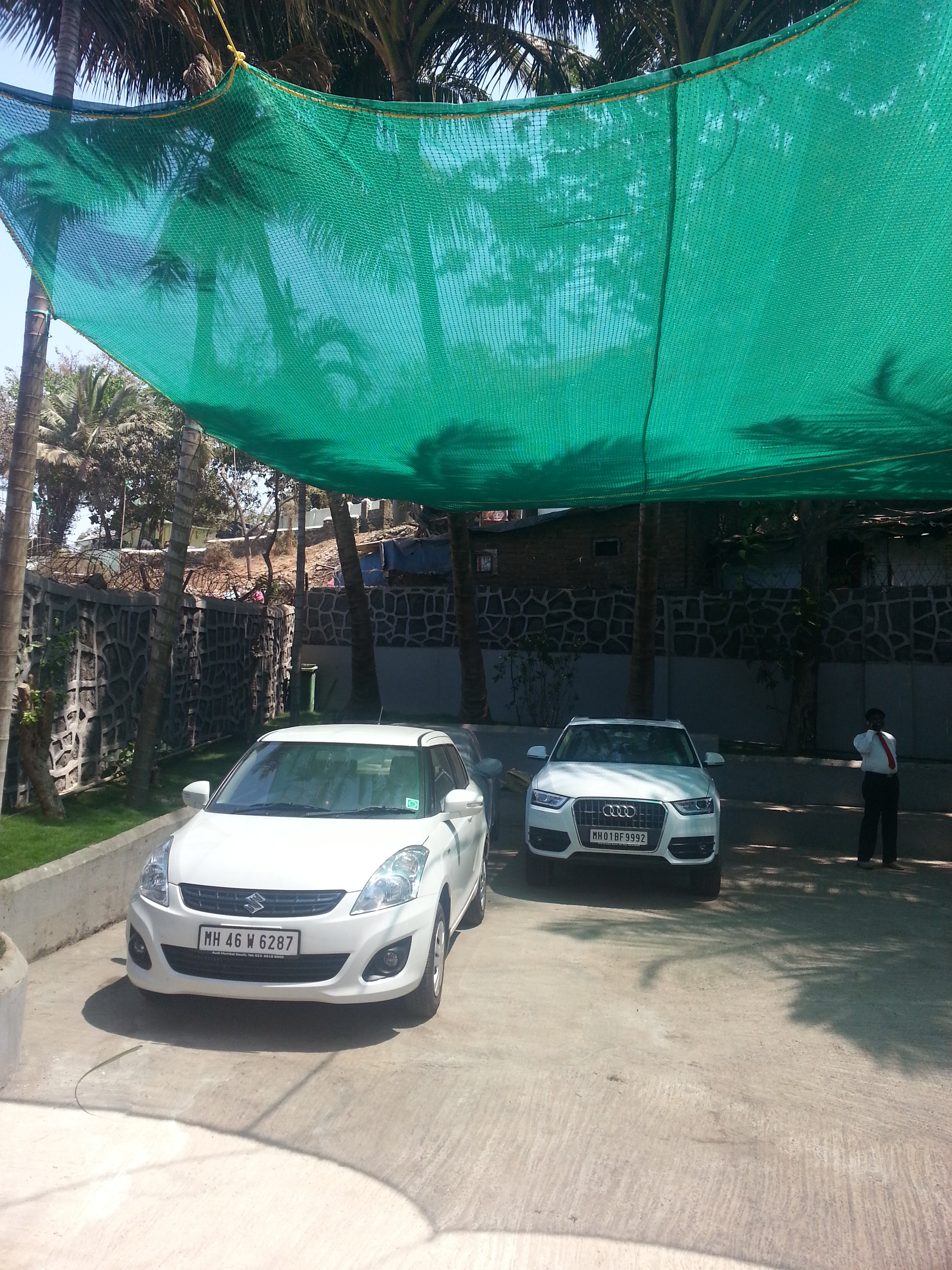 top roof cover with shade net
