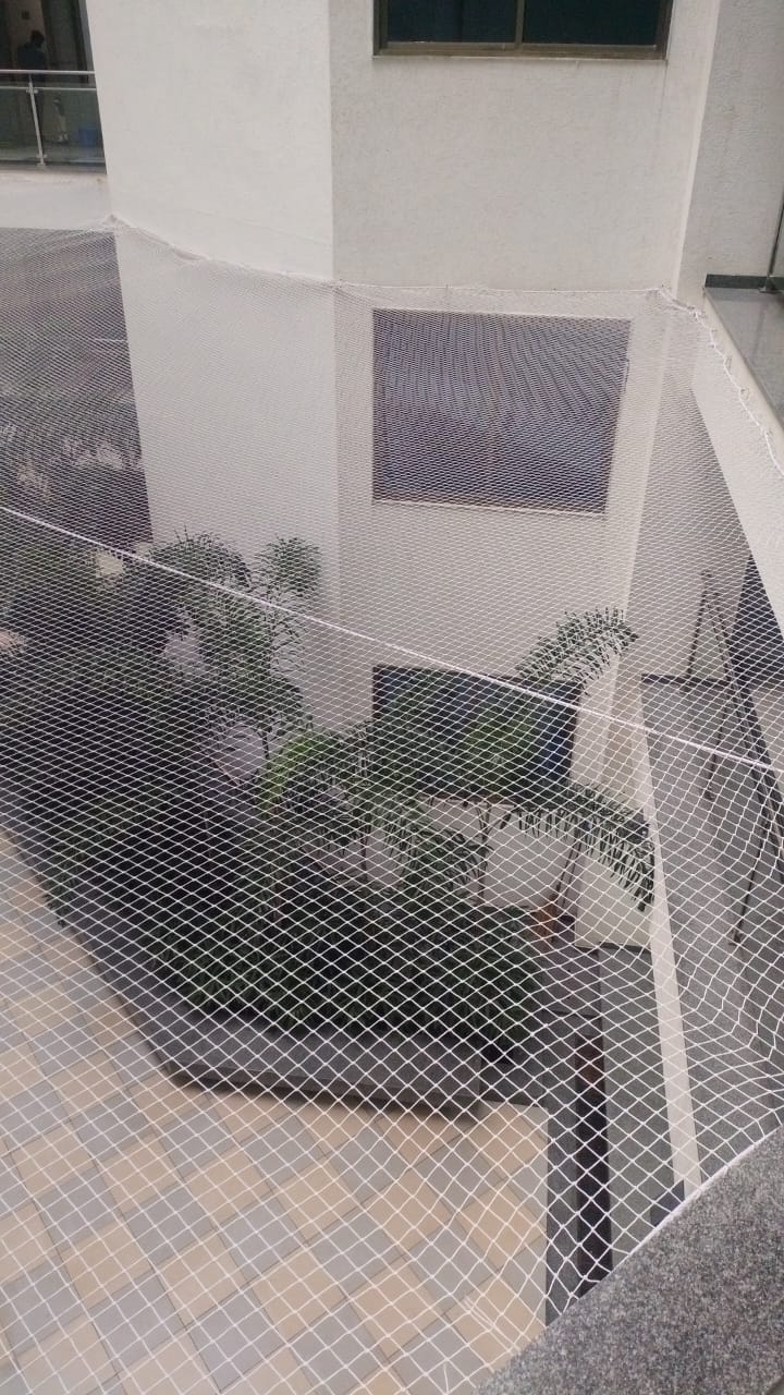 safety net over atrium